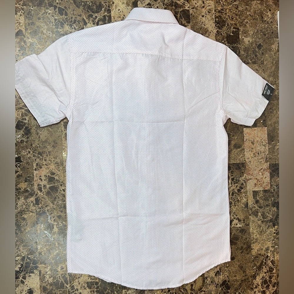 Nine West Mens Wear Dress Shirt Button Slim Fit Wrinkle Free Moisture Wicking - Picture 11 of 17